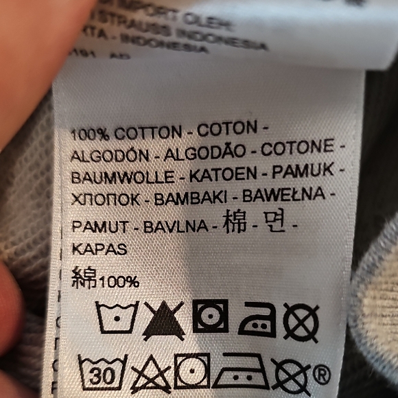 Levi's XXL Gray Hoodie with Red Logo - Picture 6 of 6